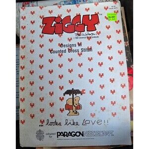 Vintage Paragon ZIGGY Counted Cross Stitch Pattern Book